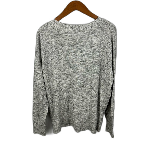 CAbi Marble Grey Snap Button-Front Cardigan Size Medium - Picture 4 of 16